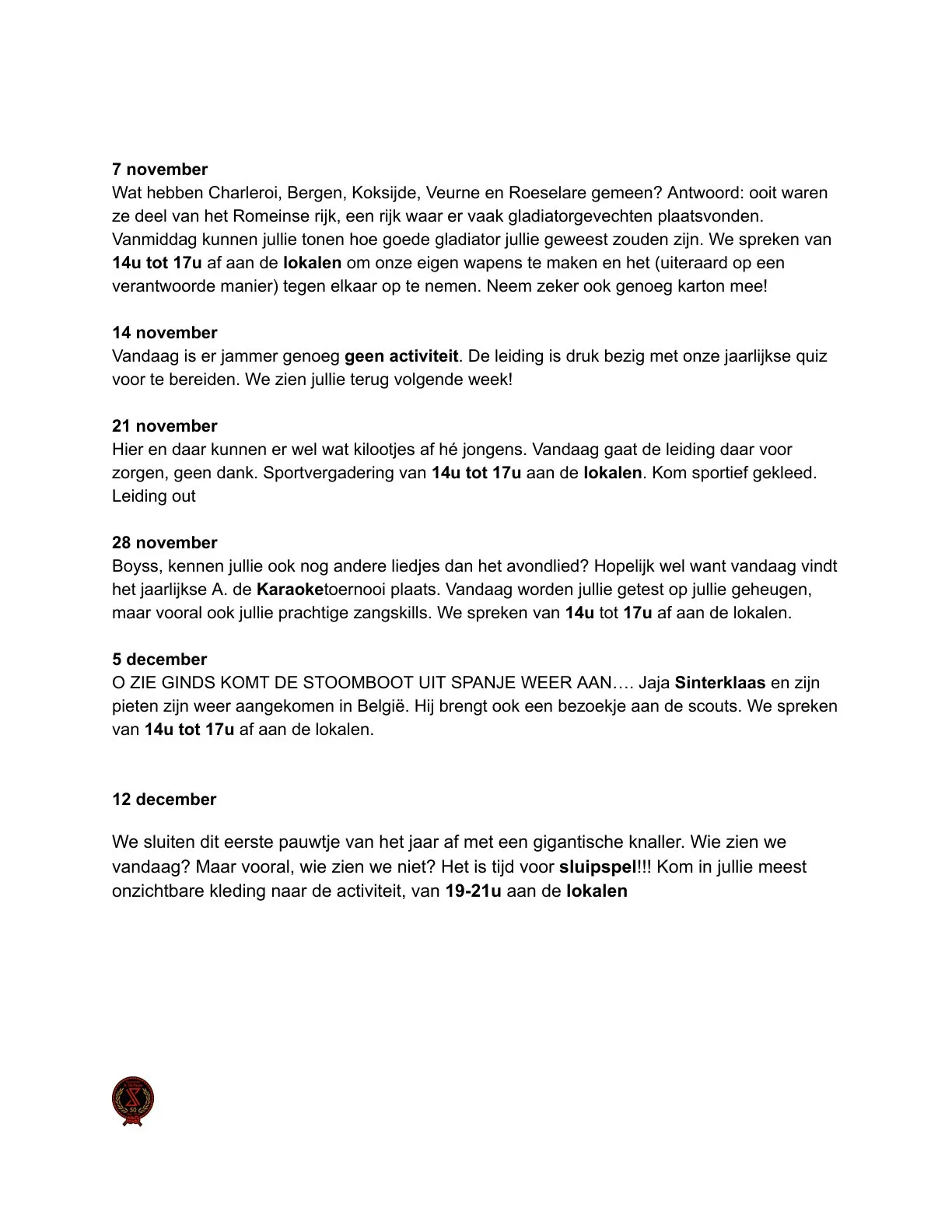 Pagina 10 van 't Pauwtje van september tot december 2026