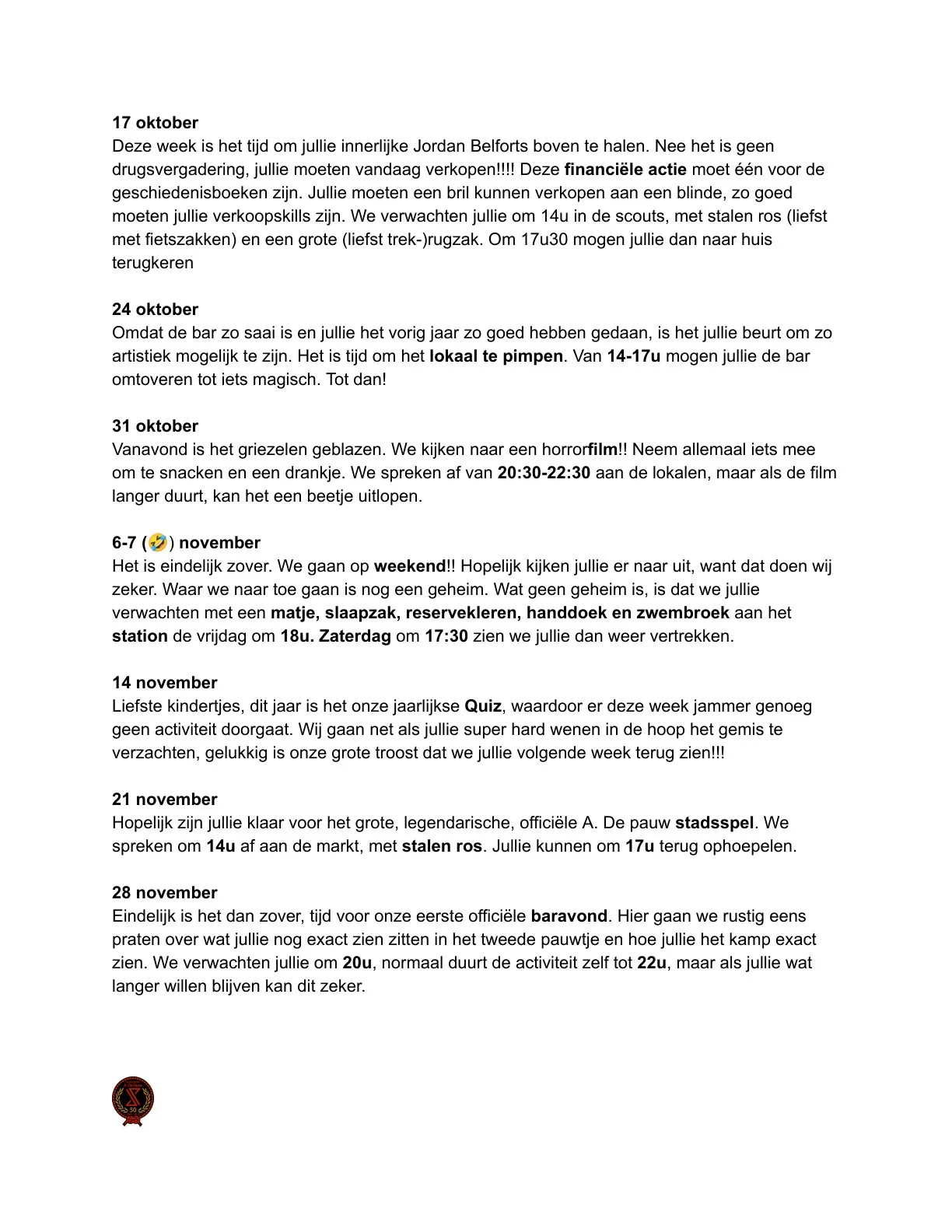 Pagina 14 van 't Pauwtje van september tot december 2026